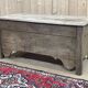 Banc coffre du  18ème en chêne brut - L=1m32, P=65cm, H=62cm.