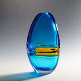 Large vase Alfredo Barbini 'double incalmo', Venice around 1968