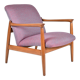 Original restored armchair GFM-64, signed by designer E.Homa, 1960s