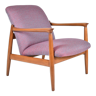 Original restored armchair GFM-64, signed by designer E.Homa, 1960s