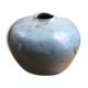 Blue free-form handmade vase