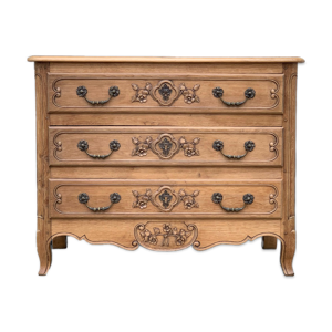 Commode de style Louis XV chêne