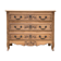Louis XV style chest of drawers, solid raw oak, 1920.