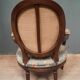 Louis XVI style medallion armchair