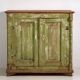 Antique chest of drawers with green patina (c.1920) #59