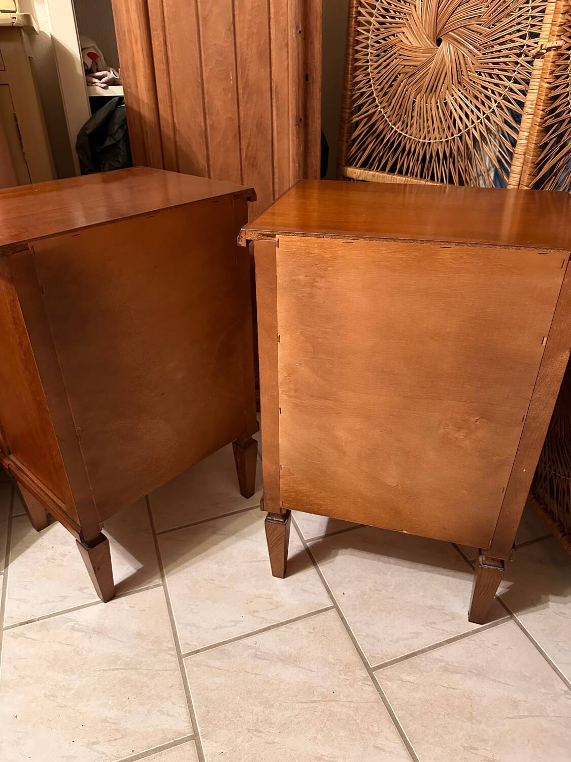 Vintage dresser bedside tables