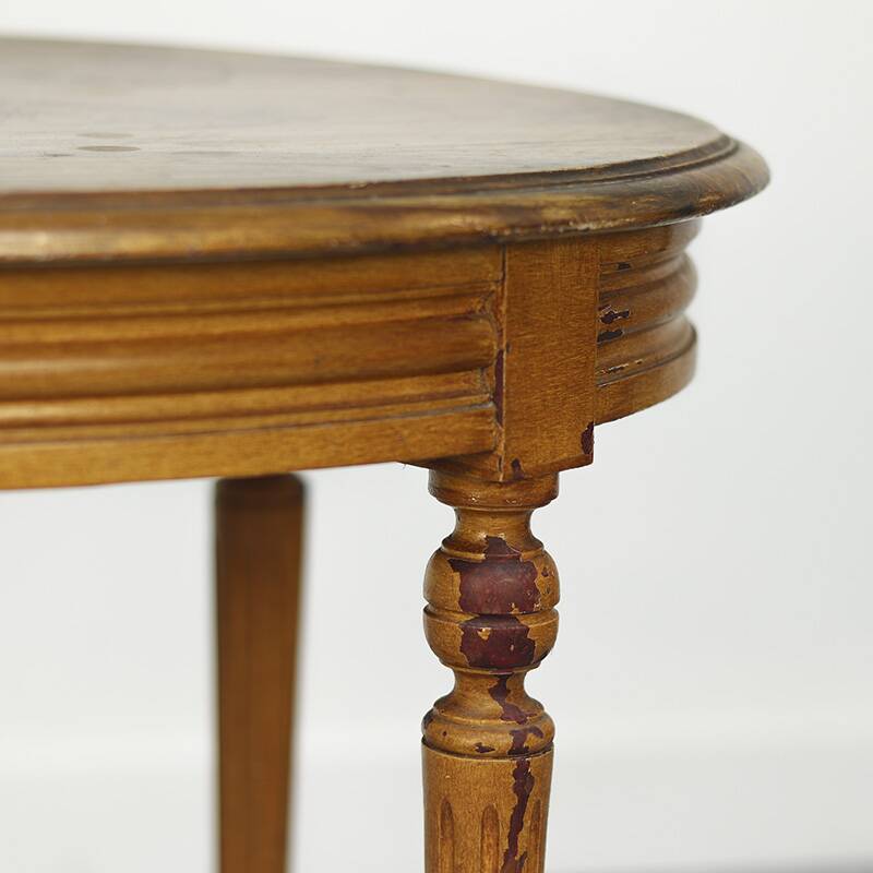 French antique painted side table