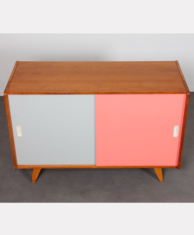 Pink and white chest of drawers by Jiri Jiroutek, model U-452 circa 1960