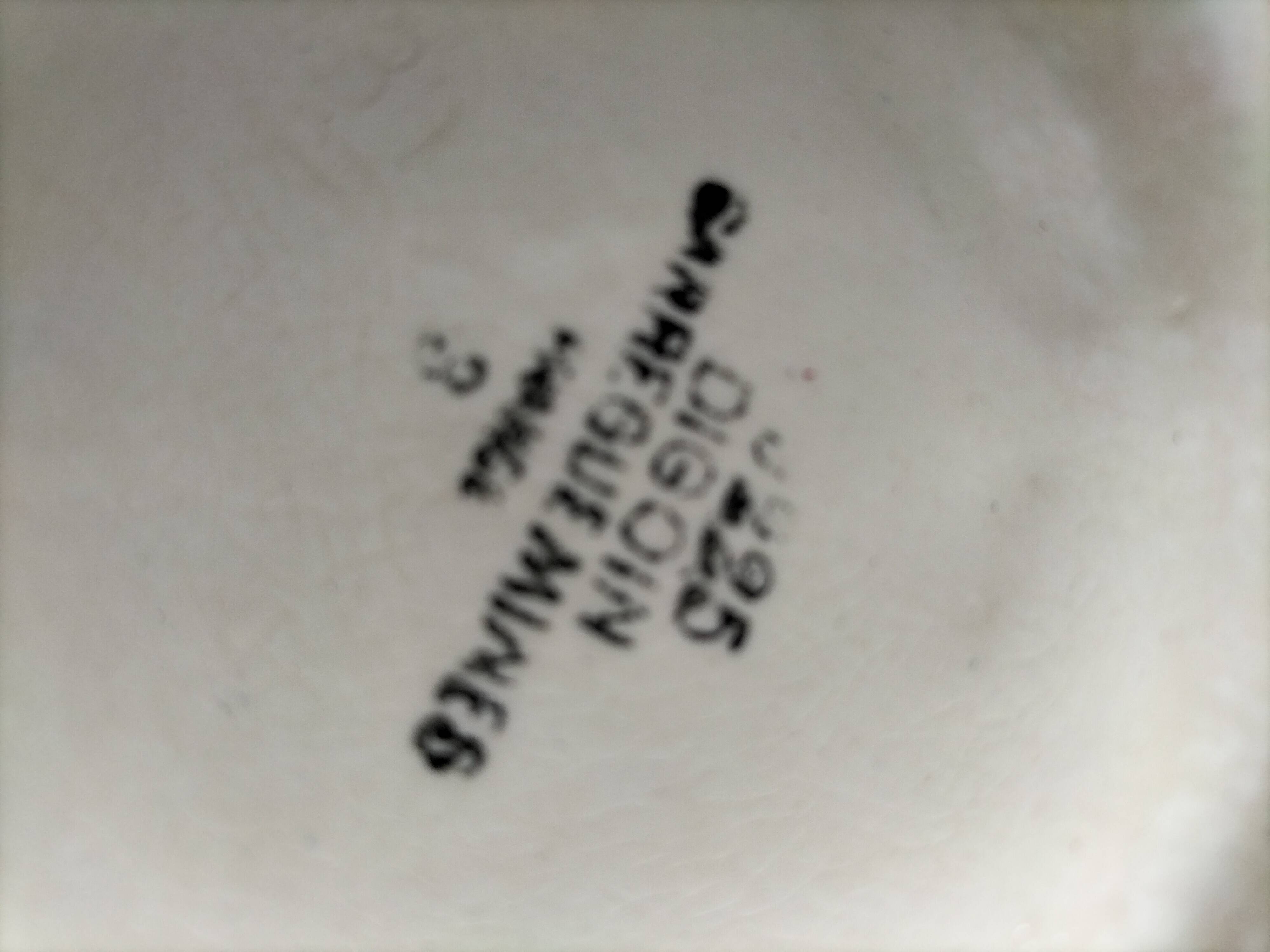 Jug Digoin Sarreguemines model 9225 – stylised floral decoration