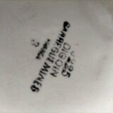 Jug Digoin Sarreguemines model 9225 – stylised floral decoration