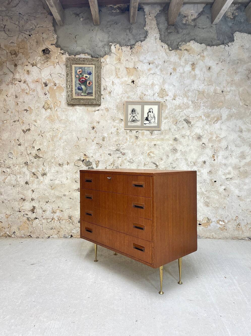 Commode danoise en teck des années 60