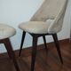 Beige vintage shaggy chairs