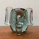 Bougeoirs animaux en verre africain fabriqués à la main vintage de Ngwenya Glass, lot de 2
