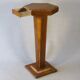 Side table with removable polygonal top, Art Deco, inlaid 1925