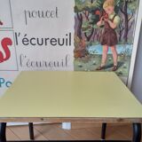 Small vintage school table and its little chair