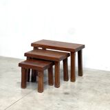 Brutalist nesting tables