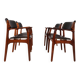 Erik Buck lot de 4 chaises de salle à manger en palissandre OD 50 pour OD Mobler