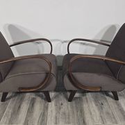 Fauteuils par Jindrich Halabala, 1940s, Set de 2