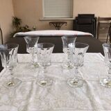 Verres à bourgogne en crystal