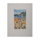 Guy Bardone: Night on the Orange Rooftops, original signed lithograph.