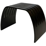 Table d'appoint tabouret en contreplaqué courbé danois design années 80