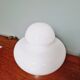 Lampe de table Space Age en opaline blanche, années 70