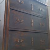 Commode patinée style Louis XV