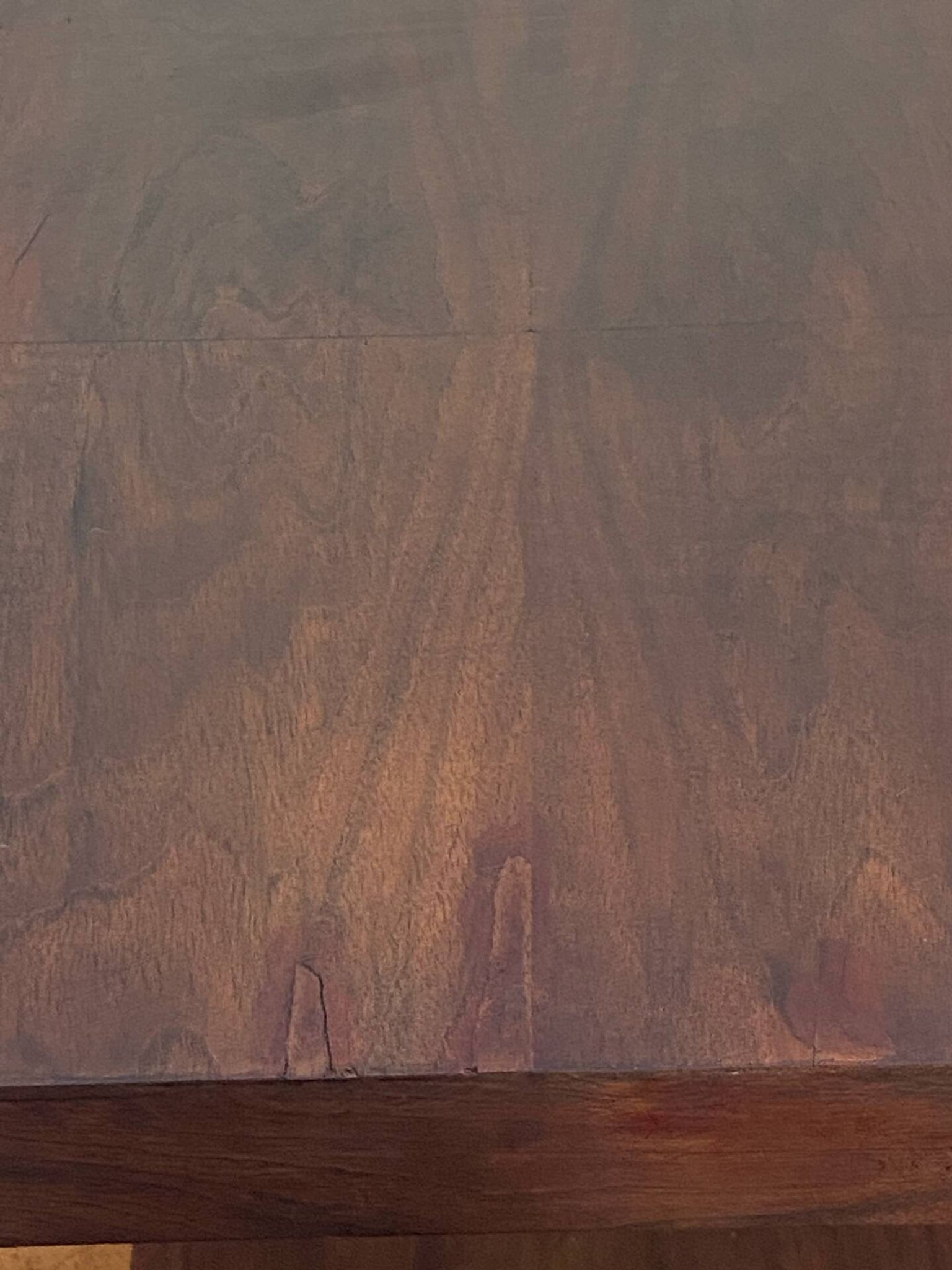Wooden dessert table