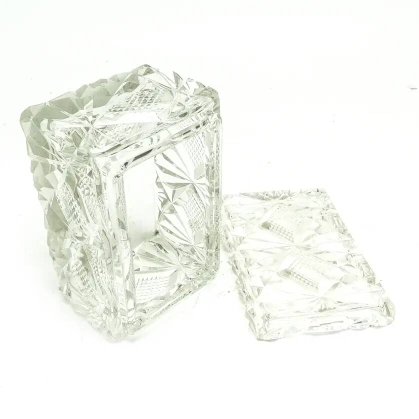 Art Deco bonbonniere, crystal, Sweden, 1930s