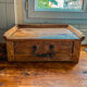 Olive wood storage cabinet