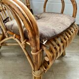 Child's rattan armchair