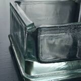 Vintage glass paved ashtray