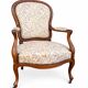 Paire de fauteuils Voltaire Louis Philippe en acajou, XIX Siècle