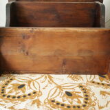 Meuble d'appoint en sapin campagnard ancien