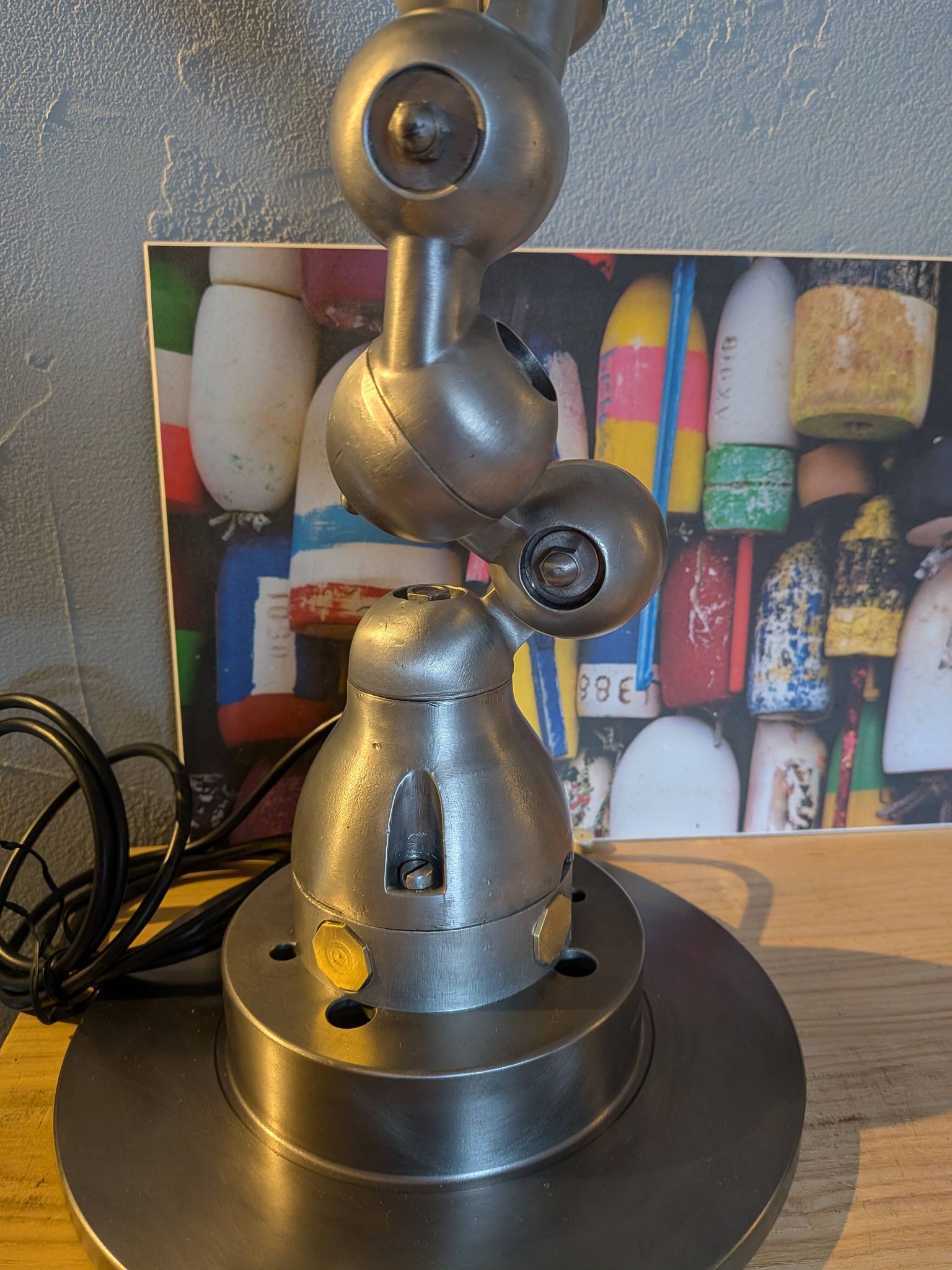 Atypical restored Jielde industrial lamp