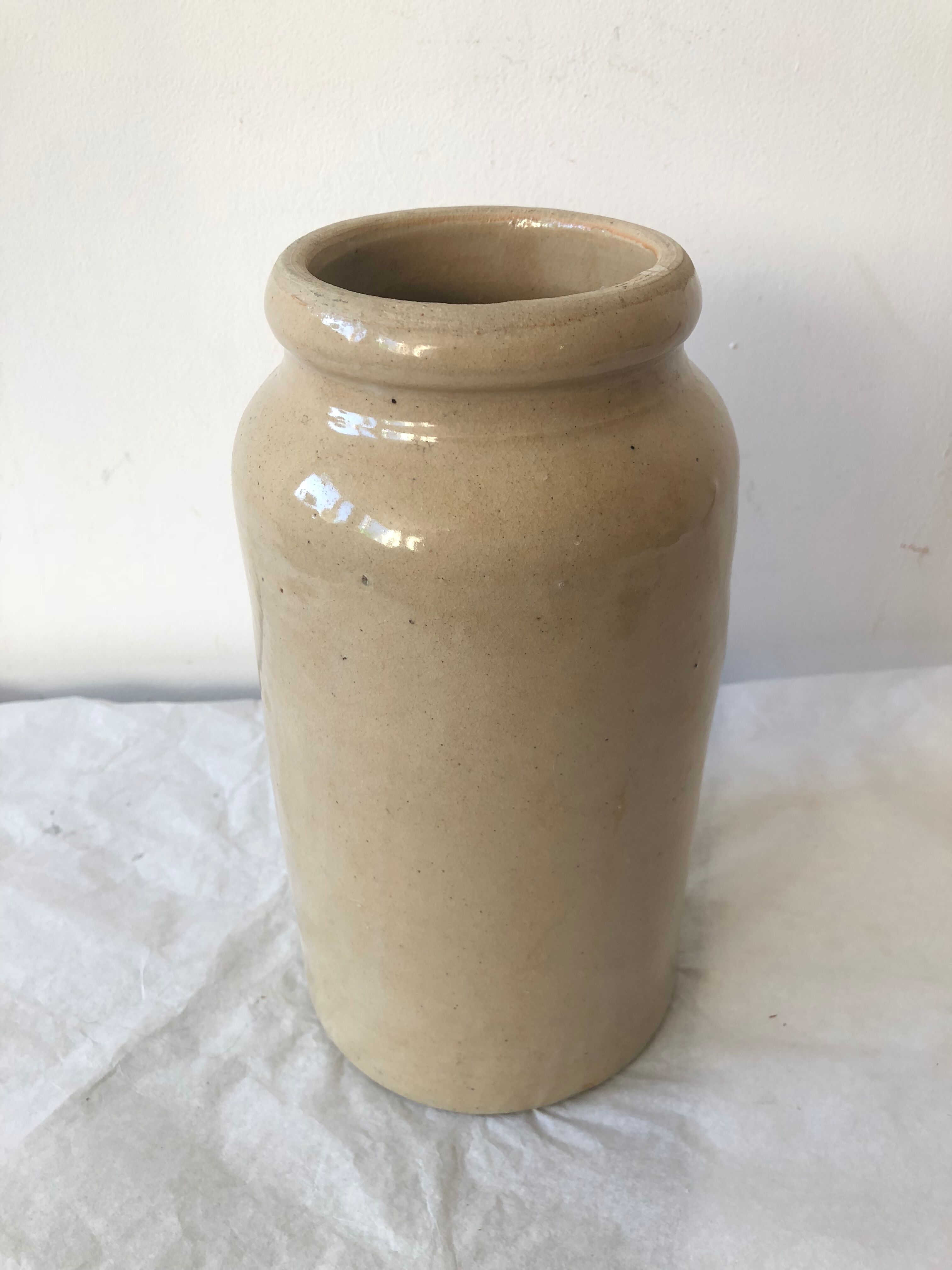 Polish stoneware vintage vase