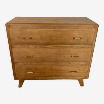 Commode vintage bois pieds compas