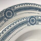 2 Carina U&C Sarreguemines Ironstone Deep Plates