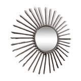 Mirror Chaty Vallauris witch's eye Fleche vintage Copper