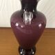 Vase en verre couleur violine