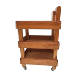 Vintage wooden rolling dessert