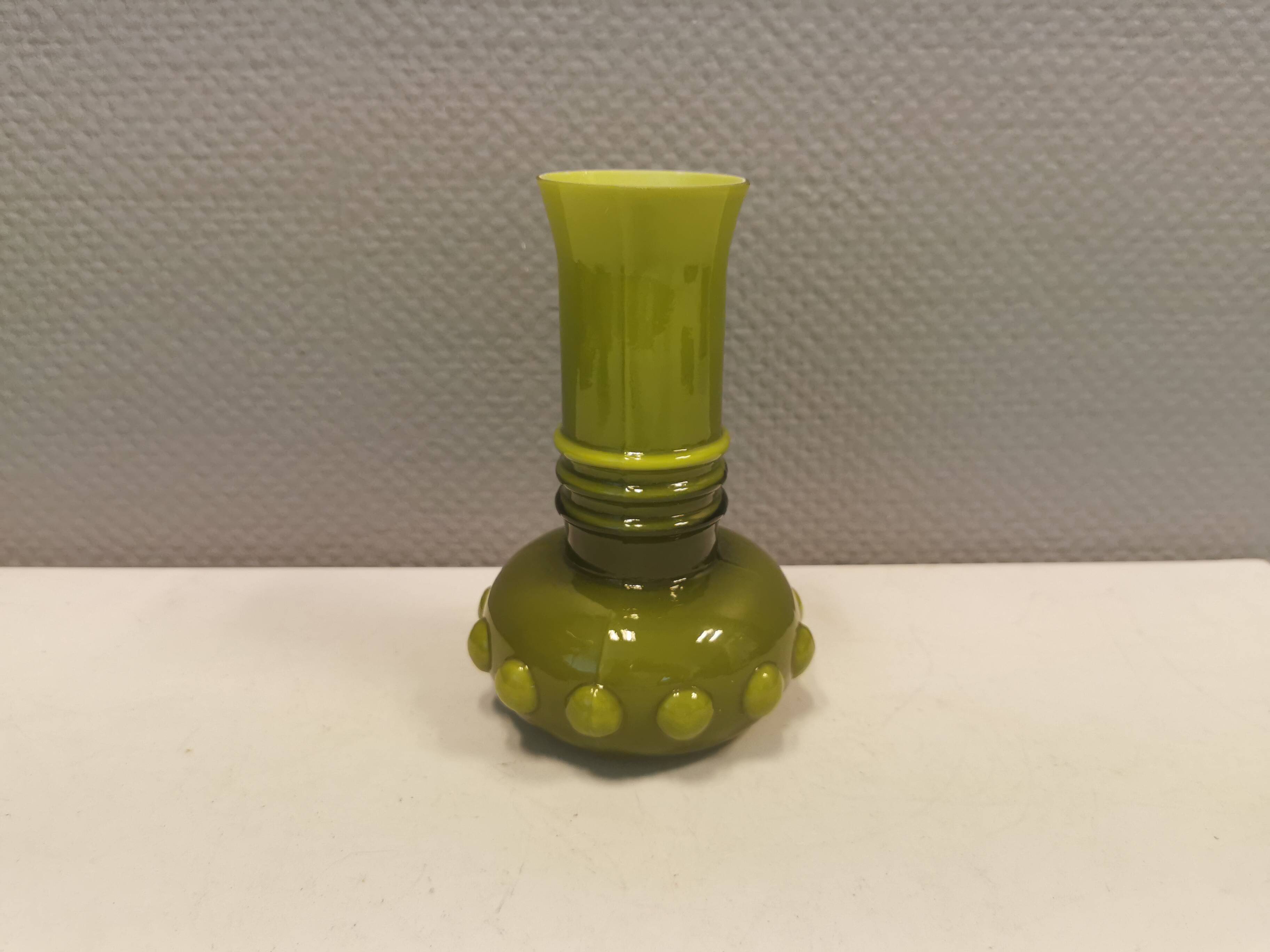 Vase de la verrerie suédoise flygsfors.