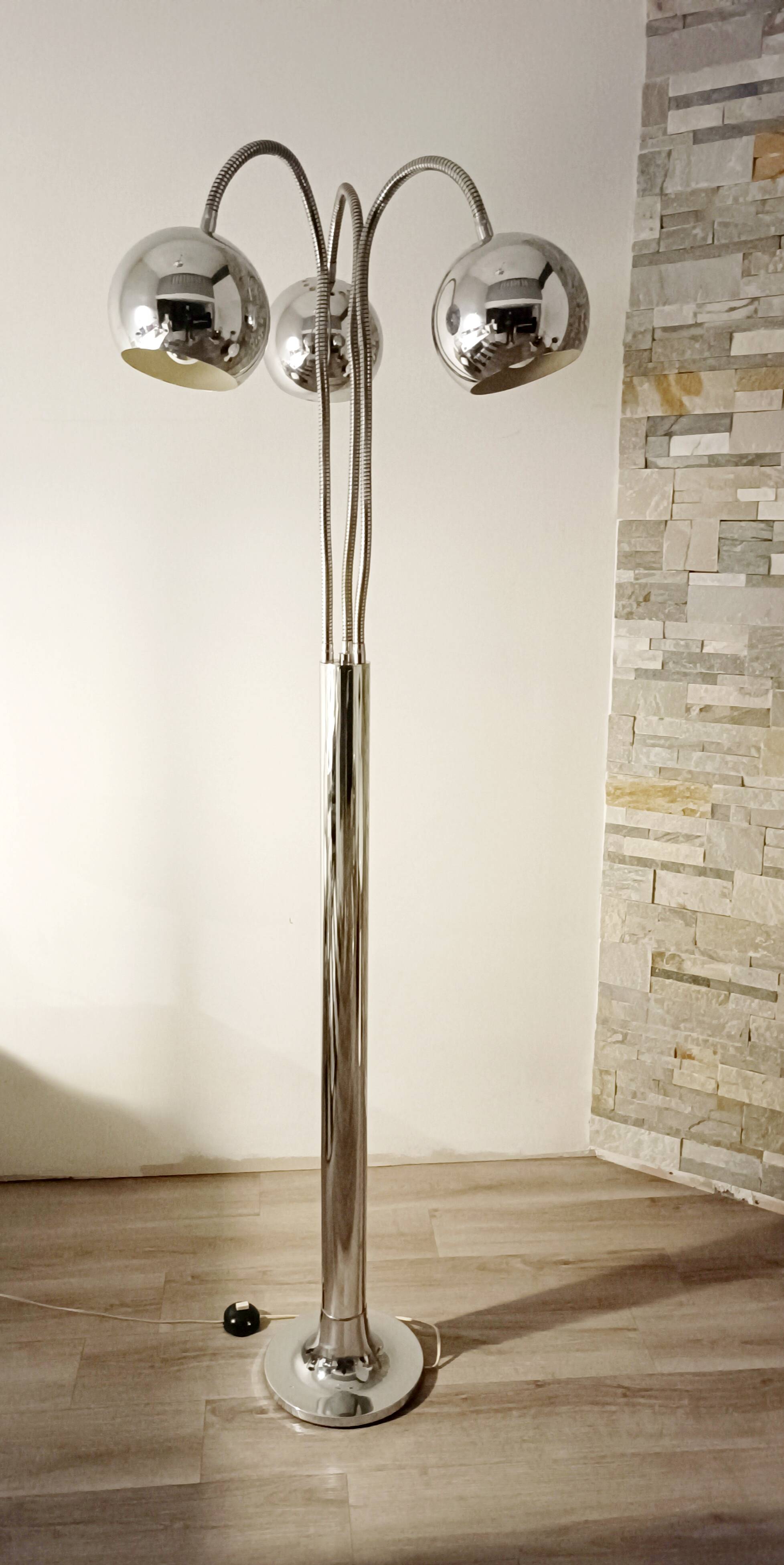 Eyeballs Floor Lamp by Goffredo Reggiani 1970s