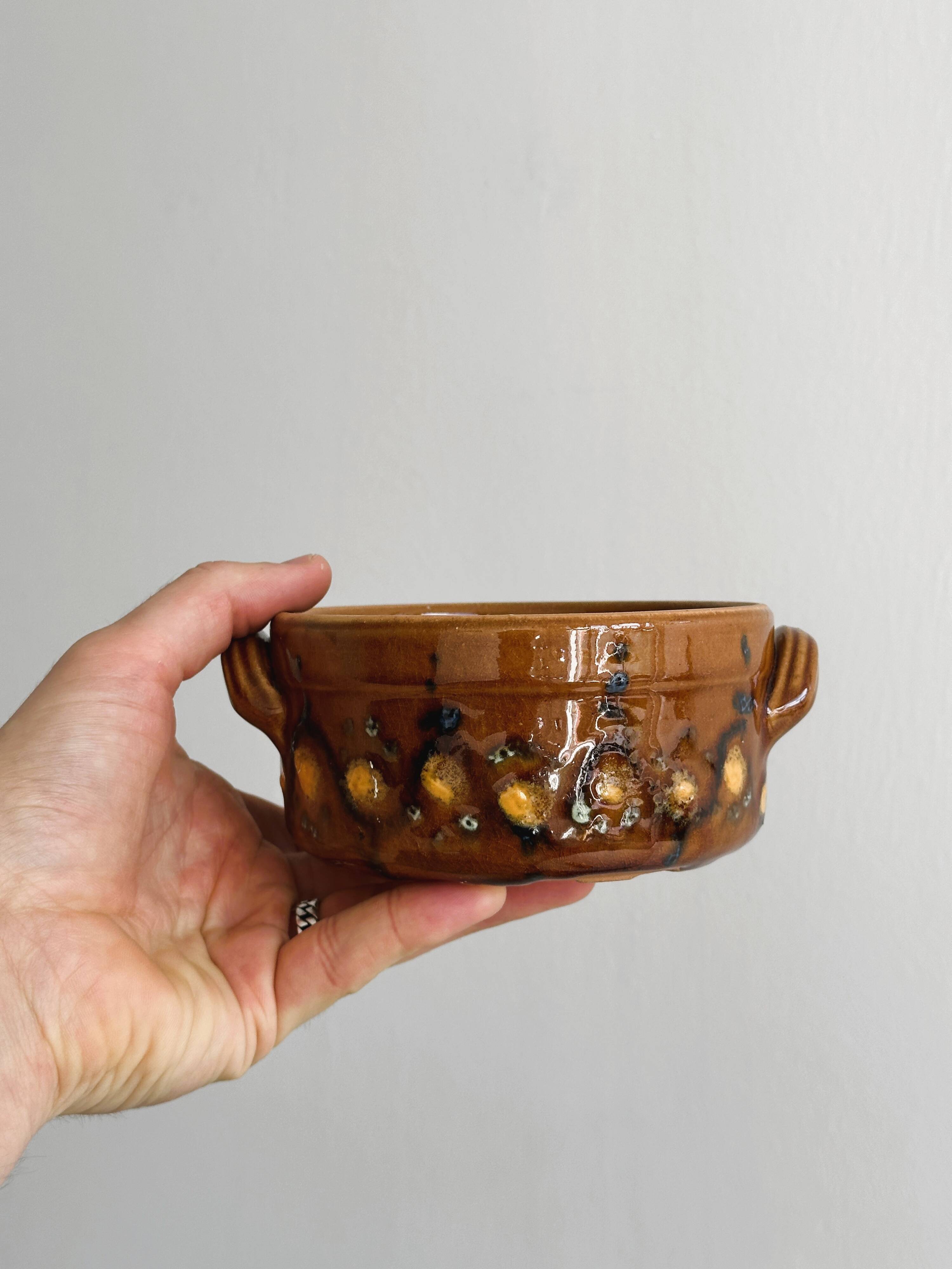 Small vintage ceramic oven dish