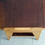 2-tier wooden coffee table from the 50s and 60s