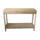 Vintage rattan console