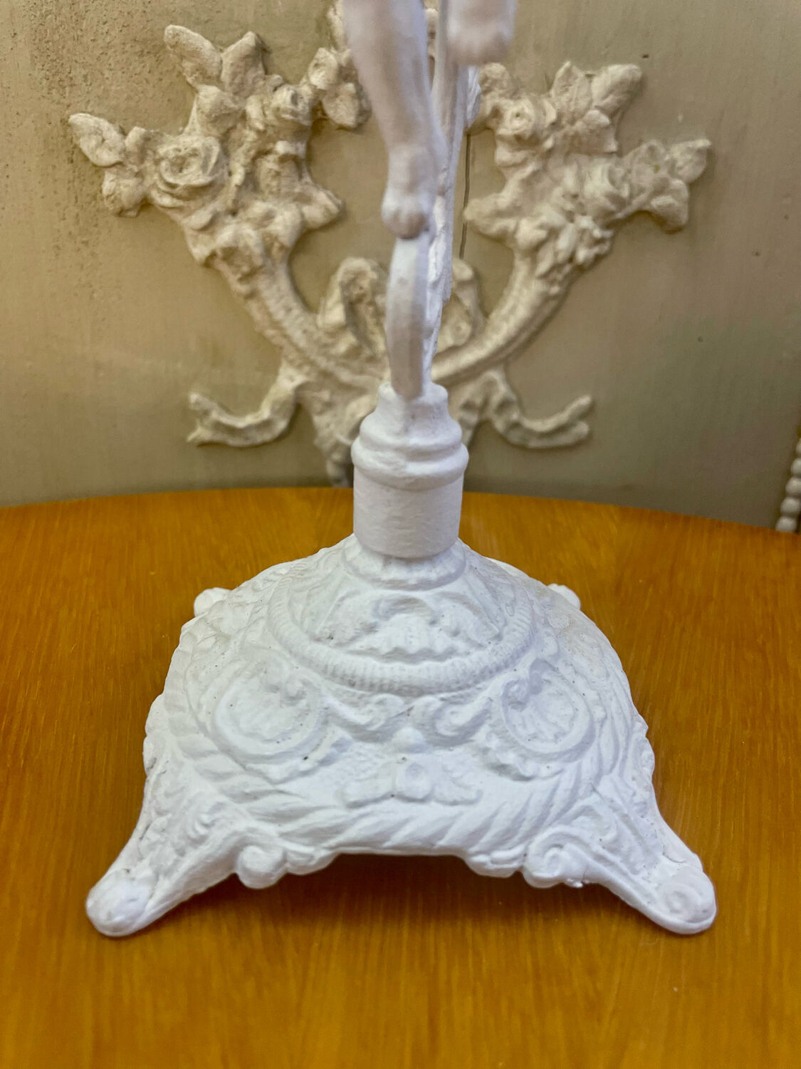 Candlestick brass cherub cherub XIXth