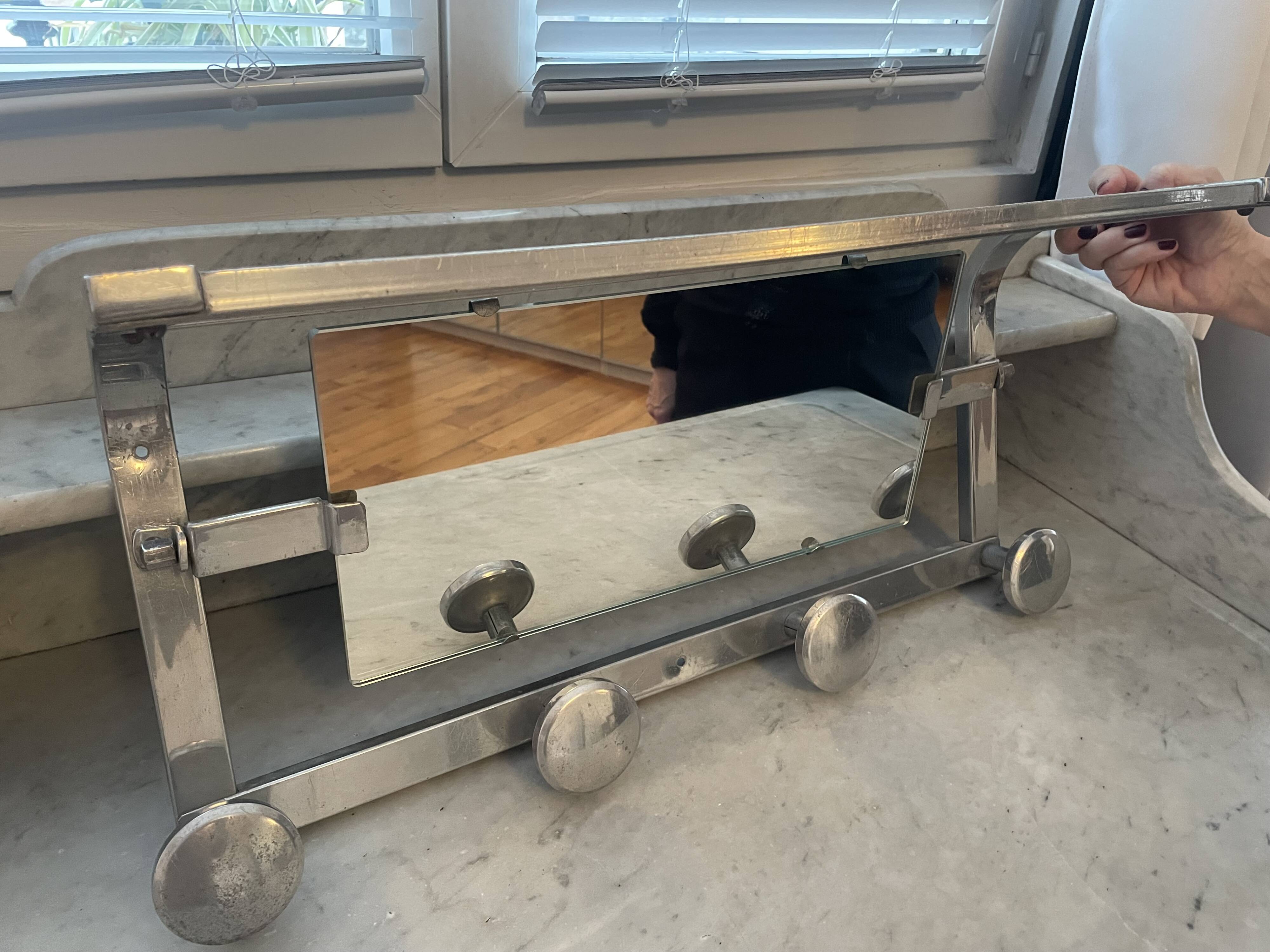 Wall mounted coat rack