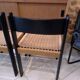Ensemble de 4 chaises scandinave en corde