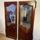 Paire de portes anciennes miroir